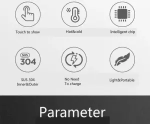 TammaT Slimme Thermosfles parameter